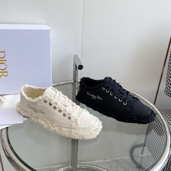 [The frayed design is appealing?] Dior D-Blaze sneakers replica in 2 colors KCK405CVA