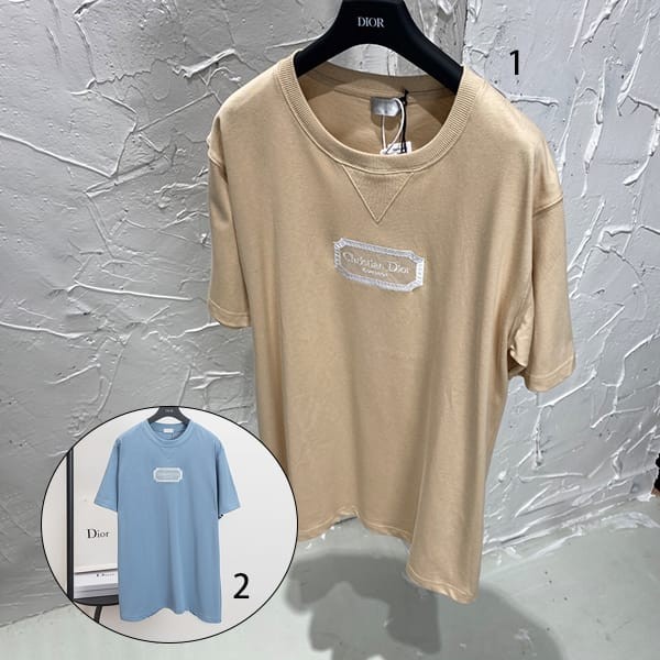 Very popular! Dior Couture Relaxed Fit Cotton T-shirt Replica 2 colors dey60347