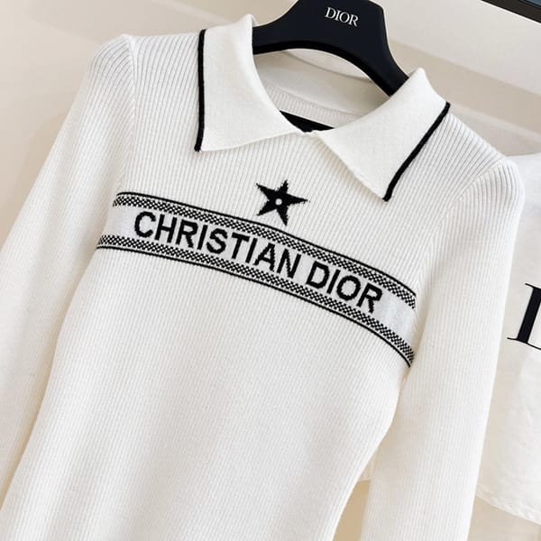 Free shipping Dior IVIERA sweater striped replica 2 colors def47204