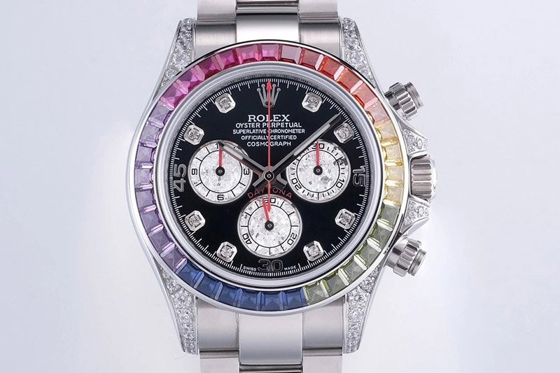 ☆Super popular☆ Rolex replica Cosmograph Daytona Rainbow watch for men 116595rbow ☆Super popular☆ Rolex replica Cosmograph Daytona Rainbow watch for men 116595rbow