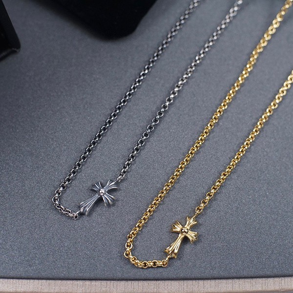 Love at first sight? Chrome Hearts 22K CH Cross Necklace Replica Kum60341