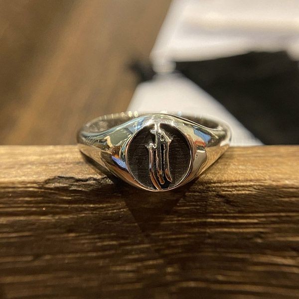 [Very easy to use] Chrome Hearts Signet Replica Mini Ring 925 Kuv86931