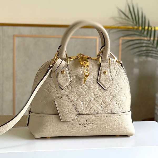 Louis Vuitton Neo Alma BB Replica ★ 2way Monogram Empreinte Shoulder Bag? Creme M44858 Louis Vuitton Neo Alma BB Replica ★ 2way Monogram Empreinte Shoulder Bag? Creme M44858