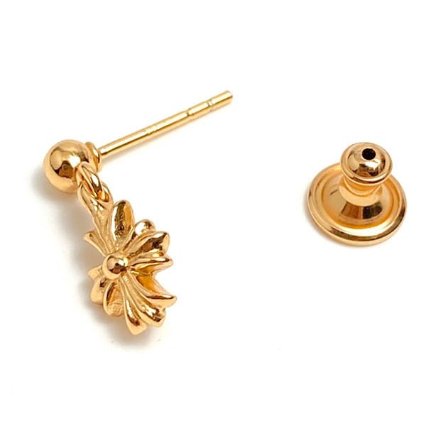Very popular all over the world? Chrome Hearts earrings replica CH Plus Tiny E 22k gold Kup52360