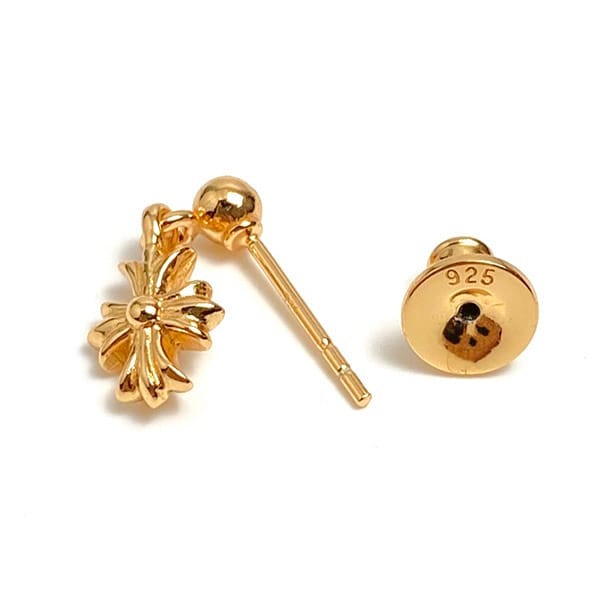 Very popular all over the world? Chrome Hearts earrings replica CH Plus Tiny E 22k gold Kup52360
