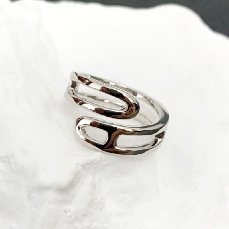 Better value than Japan! Hermes ring replica "Chaine d'Ancre Twist" PM H117620B00048