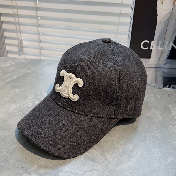 Celine Triomphe Baseball Cap Replica with Tracking /Cotton Cet75163 Celine Triomphe Baseball Cap Replica with Tracking /Cotton Cet75163