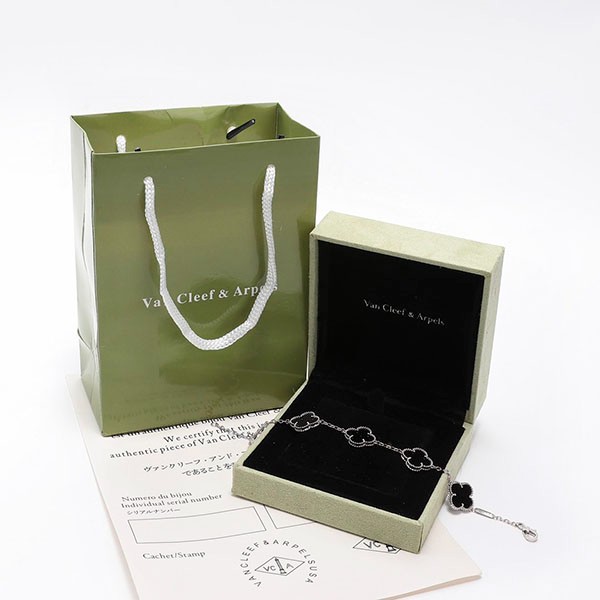 Van Cleef & Arpels Vintage Alhambra Replica Bracelet, 5 Motifs vas17577