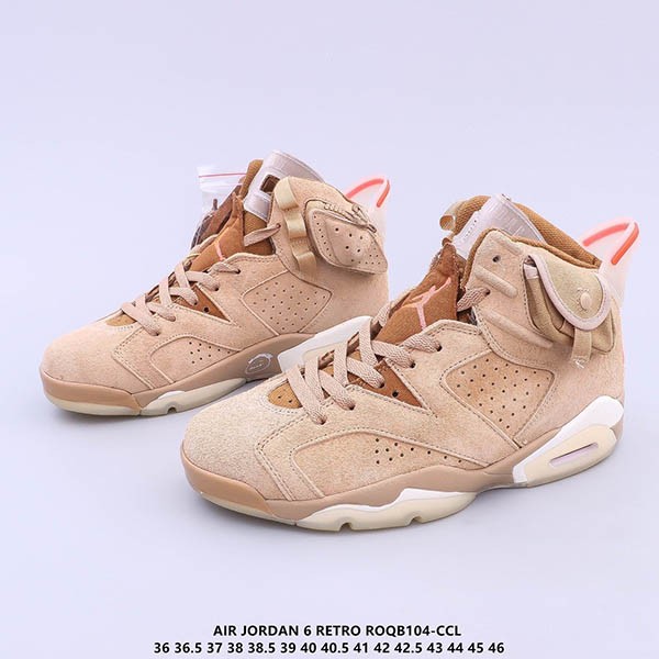 Travis Scott x Nike Air Jordan 6 Replica Retro British Khaki/Sail DH0690200