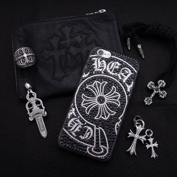 Chrome Hearts smartphone case, glittering Swarovski iPhone case, replica Kuj65691