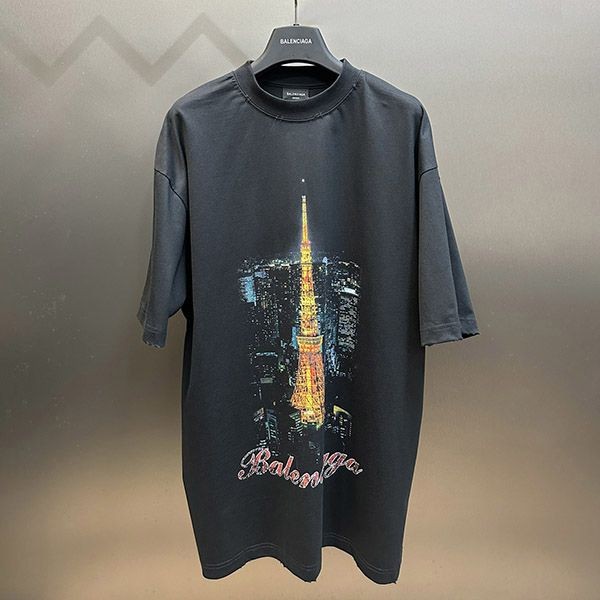 Free shipping Balenciaga GINZA SERIES T-shirt dress bay28259