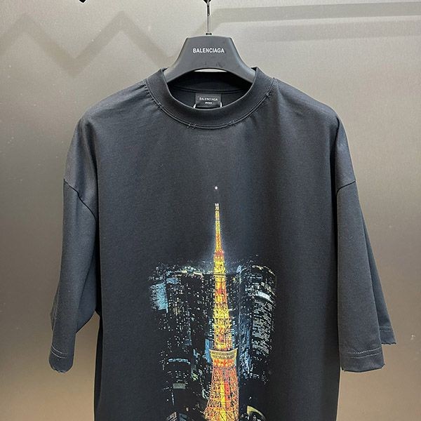 Free shipping Balenciaga GINZA SERIES T-shirt dress bay28259