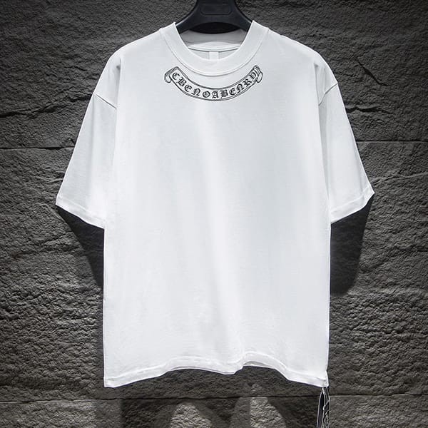 Very popular! Chrome Hearts Grade N Neck Letter CH Scroll T-shirt Kup76397 Very popular! Chrome Hearts Grade N Neck Letter CH Scroll T-shirt Kup76397