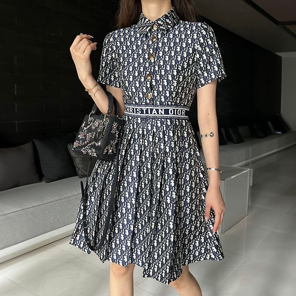 23SS New Dior Oblique Dress Replica DED82105