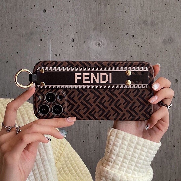 Fendi calf leather smartphone case copy? iPhone14Pro/14ProMax fex54926