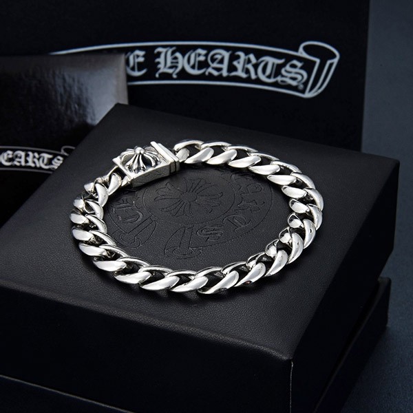 CHROME HEARTS Cross ID Joint Bracelet Replica Men's Silver 925 Kun06013 CHROME HEARTS Cross ID Joint Bracelet Replica Men's Silver 925 Kun06013