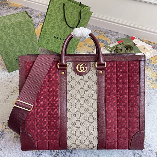 Gucci Mini GG Canvas Large Tote Bag Replica 724665FAB9Y6042 Gucci Mini GG Canvas Large Tote Bag Replica 724665FAB9Y6042