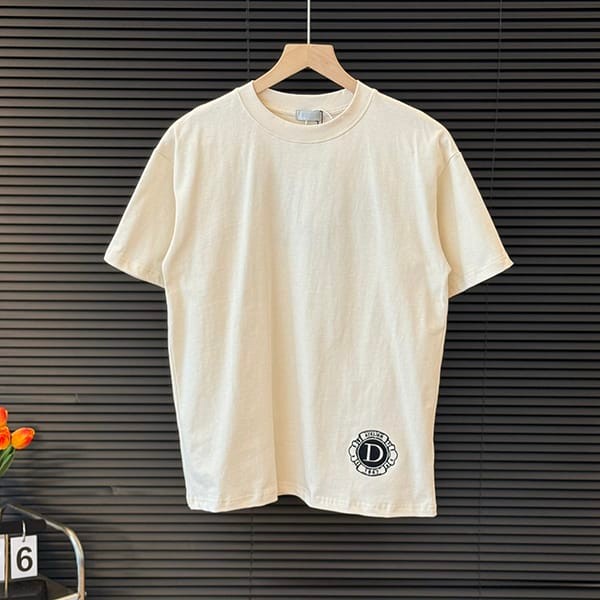 Hard to find Dior crew neck cotton T-shirt fake 2 colors dev94398