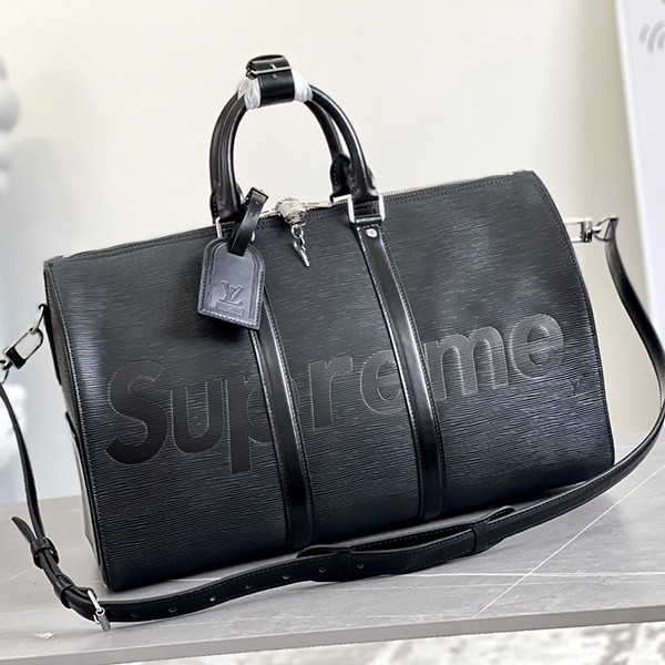 Louis Vuitton Supreme Replica Epi Keepall Bandouliere 45 Boston Bag M53433 Louis Vuitton Supreme Replica Epi Keepall Bandouliere 45 Boston Bag M53433