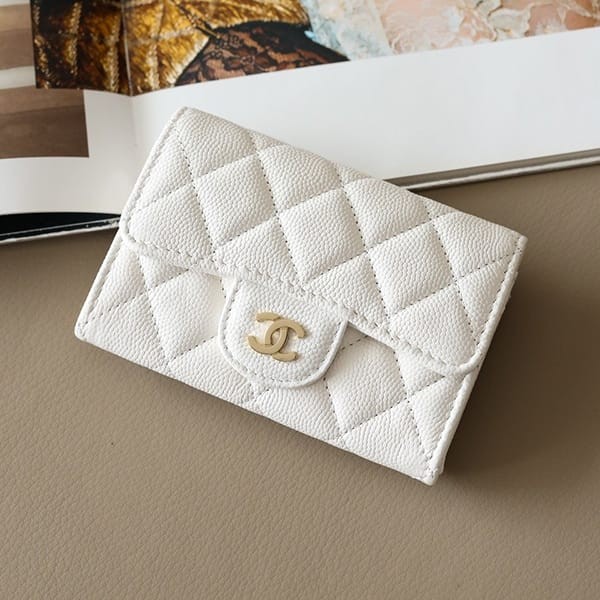 New design Chanel parody classic card holder wallet sht47512