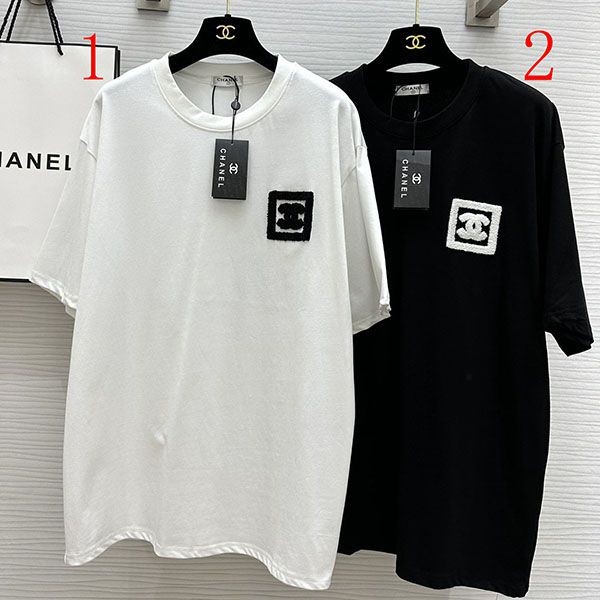 Very popular: Chanel cc logo T-shirt replica shk78373