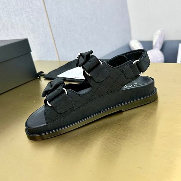 Latest and stylish Chanel Bijou Coco Footbed Sandals Replica sha94416