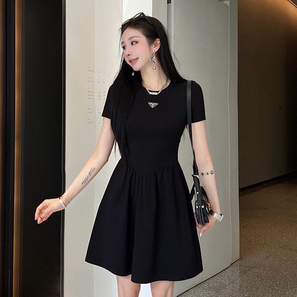 Prada Natte Mini Dress Replica Sleeveless Dress pun15645