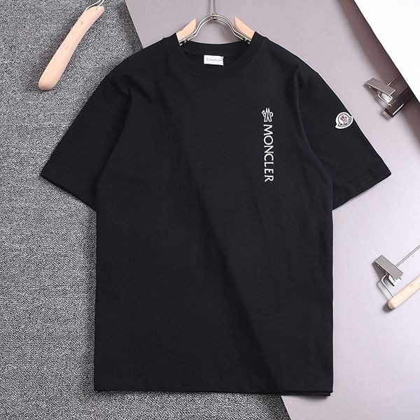 Hard to find Moncler replica cotton short sleeve T-shirt in black mow51883 Hard to find Moncler replica cotton short sleeve T-shirt in black mow51883