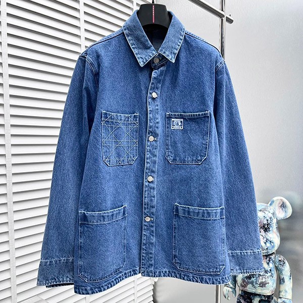 [Denim] Dior Cheap Charm Over Shirt Cotton Twill 493D498A383X