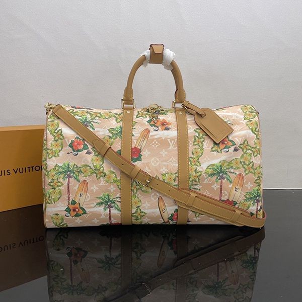Louis Vuitton Keepall Bandouliere 50 Replica Surf Style M25002