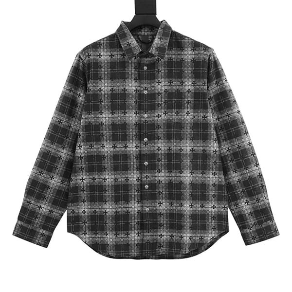 Cheap price! Chrome Hearts Check Shirt Replica Kua54325