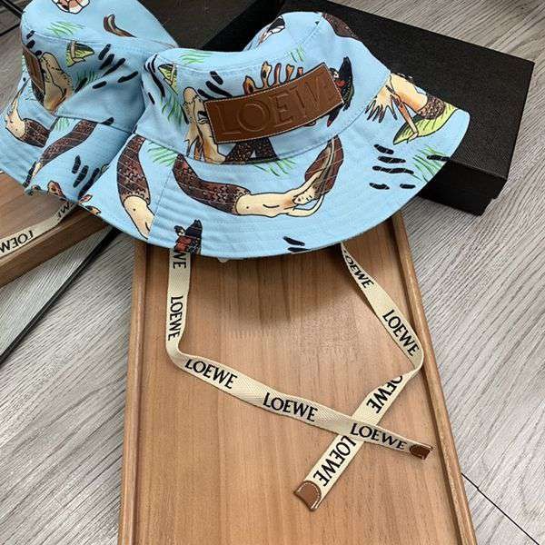 Attention ★ Ultra limited? Loewe bucket hat copy new work ★ Unisex loa17348