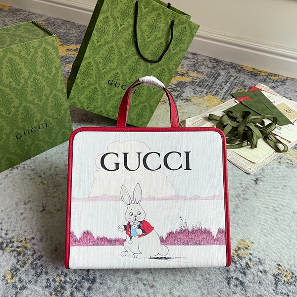 Gucci bag tote bag replica logo peter rabbit guc64875