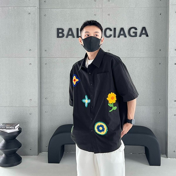 Free shippingLouis Vuitton embroidered cotton shirt replica vun38462 Free shippingLouis Vuitton embroidered cotton shirt replica vun38462