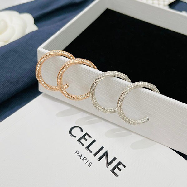 Competition GRAFF Replica Spiral Diamond Hoop Earrings in 2 Colors RGE1516