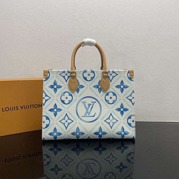 Louis Vuitton On the Go MM Replica Water-Based Monogram Tote Bag M11262 Louis Vuitton On the Go MM Replica Water-Based Monogram Tote Bag M11262