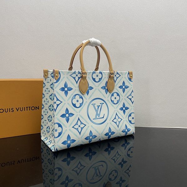 Louis Vuitton On the Go MM Replica Water-Based Monogram Tote Bag M11262