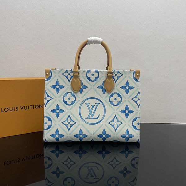 Louis Vuitton On the Go MM Replica Water-Based Monogram Tote Bag M11262