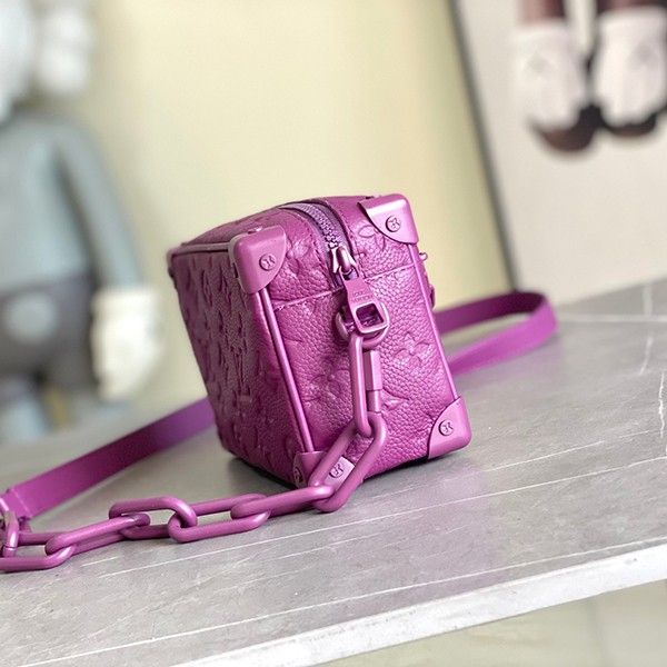 Mysterious and beautiful color:Louis Vuitton super cheap mini soft trunk M24224