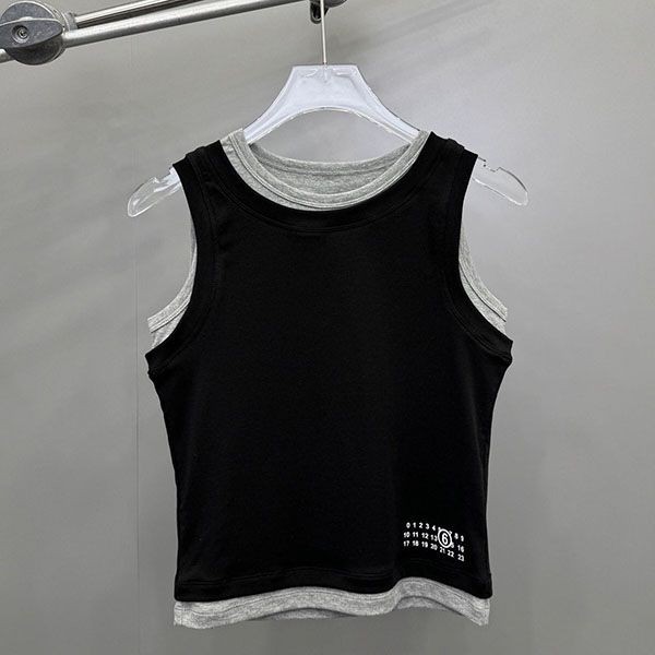 ★Safe shipping with tracking MM6 logo tank top Mak04560 ★Safe shipping with tracking MM6 logo tank top Mak04560