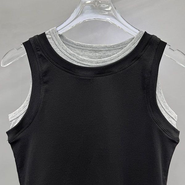 ★Safe shipping with tracking MM6 logo tank top Mak04560