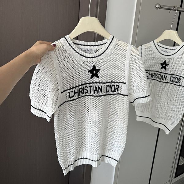 Hard to find! Dior knit short sleeve T-shirt replica des76055 Hard to find! Dior knit short sleeve T-shirt replica des76055