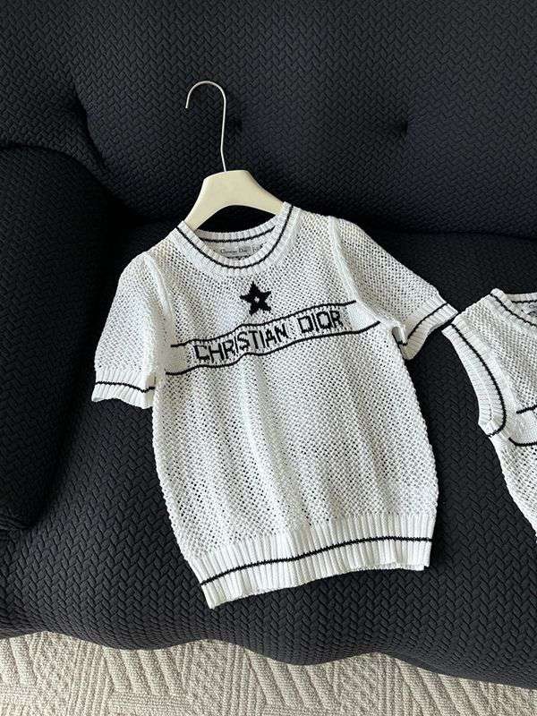 Hard to find! Dior knit short sleeve T-shirt replica des76055