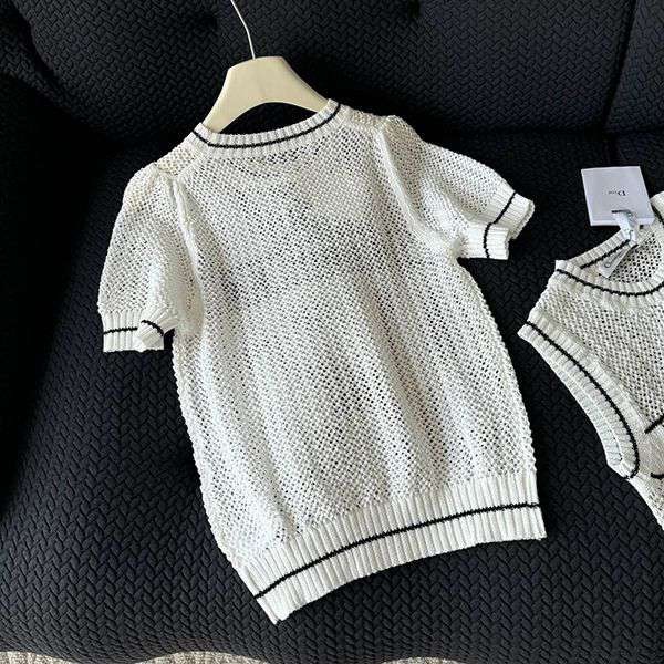 Hard to find! Dior knit short sleeve T-shirt replica des76055