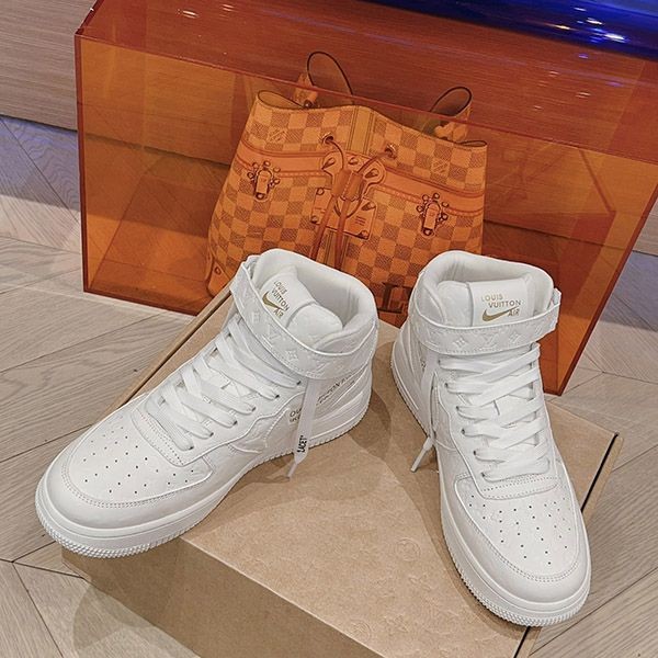 Easy to useLouis Vuitton x Nike Monogram Air Force 1 Replica Collaboration Sneakers vuk62533