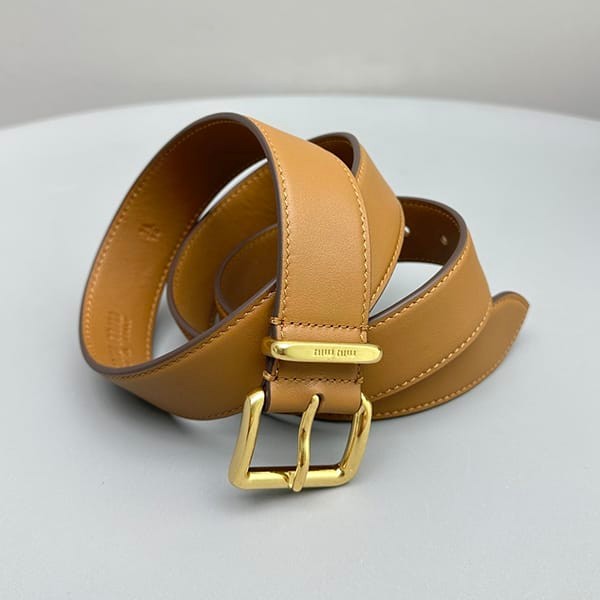 Free shipping Miu Miu grade n leather belt square buckle myj95628