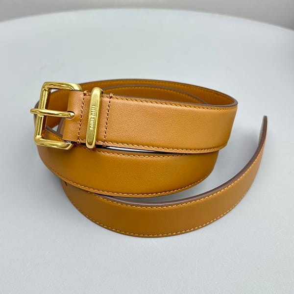 Free shipping Miu Miu grade n leather belt square buckle myj95628