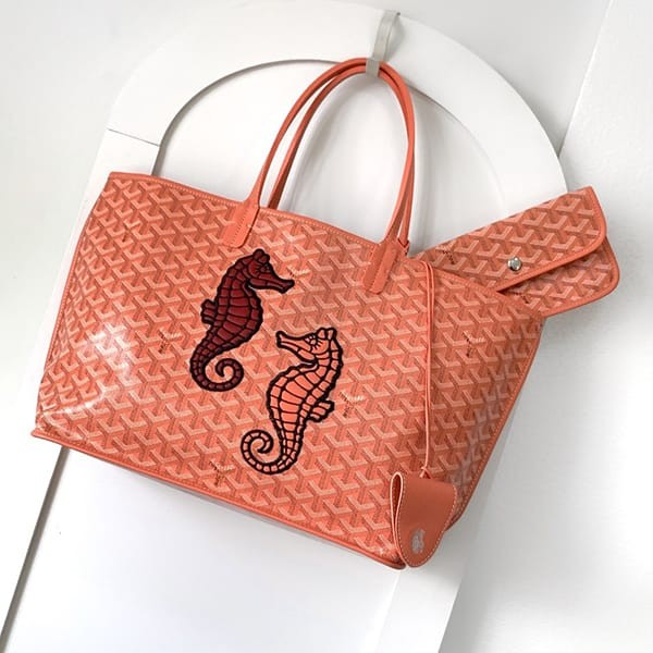 Cute Goyard Replica Embroidered Ange PM Seahorse Bag Gos25340 Cute Goyard Replica Embroidered Ange PM Seahorse Bag Gos25340