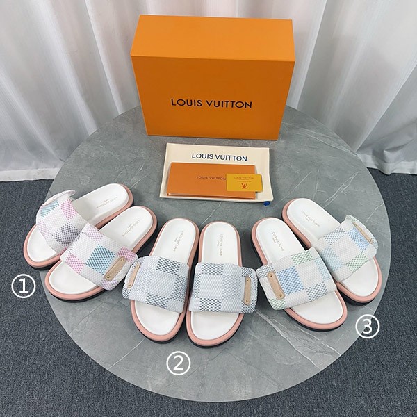 [Popular!]Louis Vuitton Pool Pillow Line Mule Replica 3 Colors 1actwm
