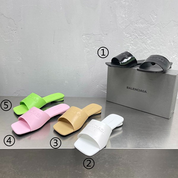 ☆Super popular☆【Balenciaga replica】DUTY FREE flat sandals 5 colors 787293W ☆Super popular☆【Balenciaga replica】DUTY FREE flat sandals 5 colors 787293W